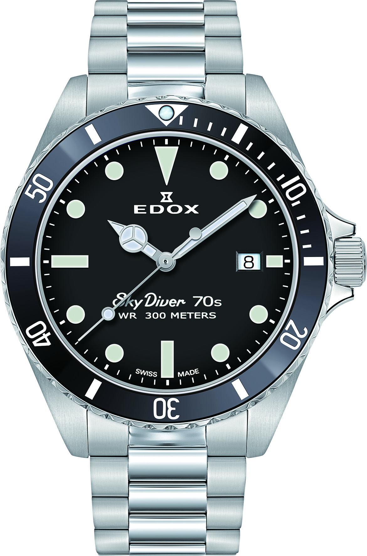 エドックス(EDOX) スカイダイバー デイト オートマティック | QUELLE HEURE （ケルエ） | ブランド腕時計の正規販売店紹介