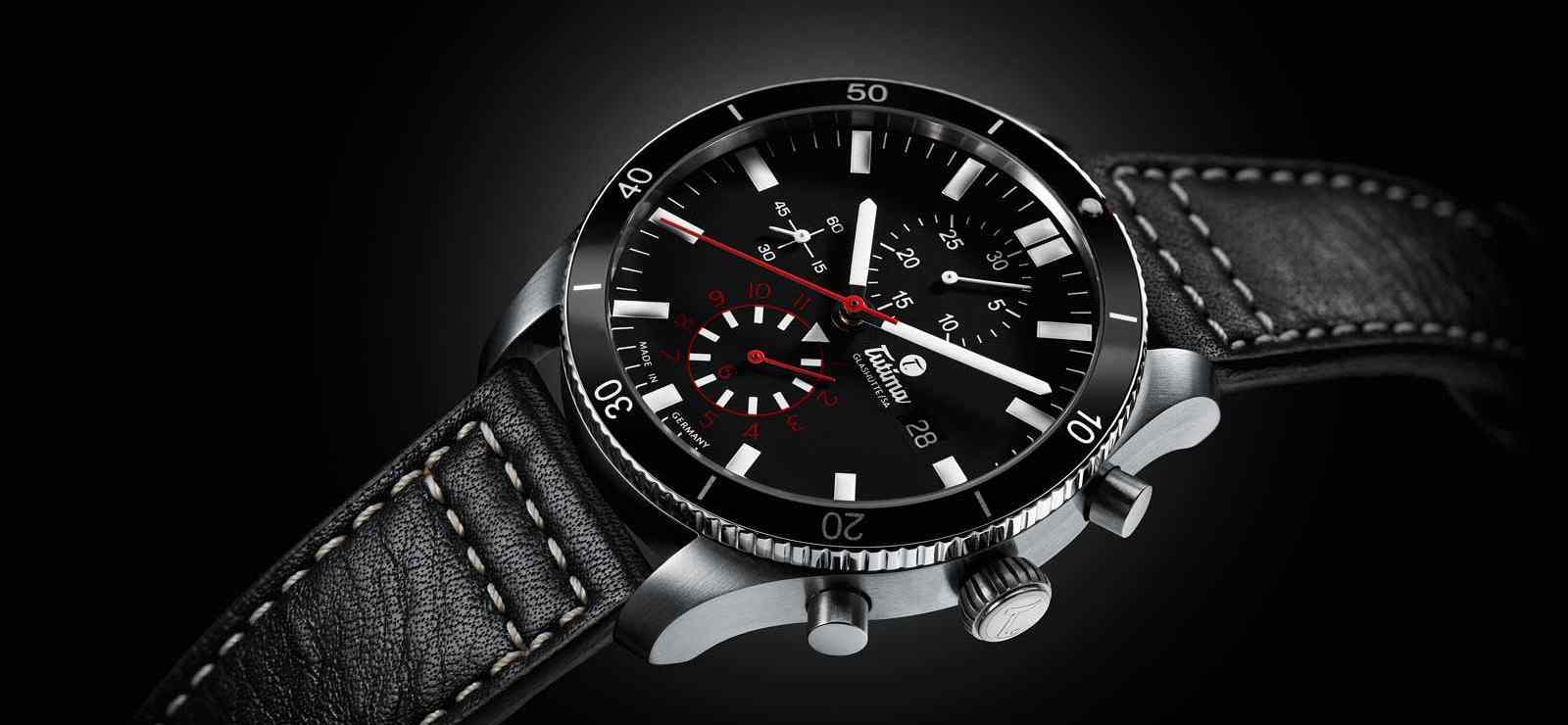 チュチマ(TUTIMA) グランドフリーガー エアポート クロノグラフ | QUELLE HEURE （ケルエ） | ブランド腕時計の正規販売
