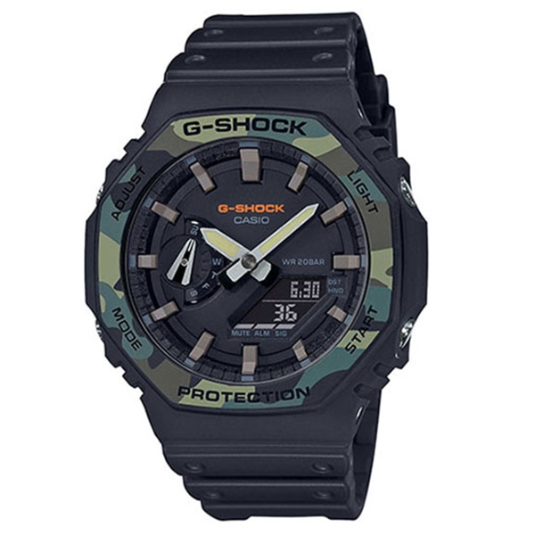 ジーショック(G-SHOCK) Utility Color ユーティリティーカラー 八角形フォルム カーボンコアガード | TIME'S