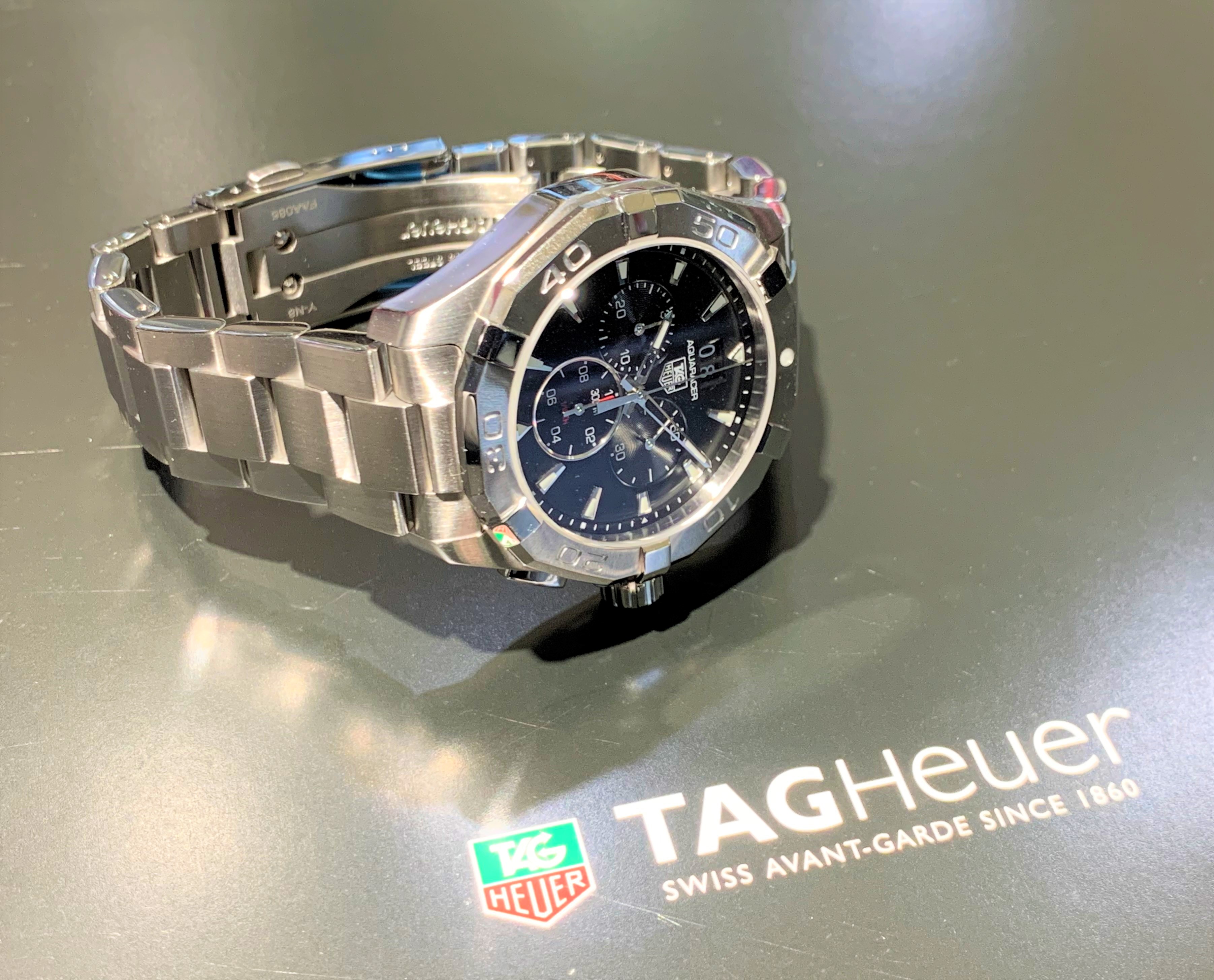 タグ ホイヤー Heuer タグ ホイヤー アクアレーサー クォーツクロノグラフ Aquaracer Cay1110 Ba0927 ブランド腕時計の正規販売店紹介サイトgressive グレッシブ