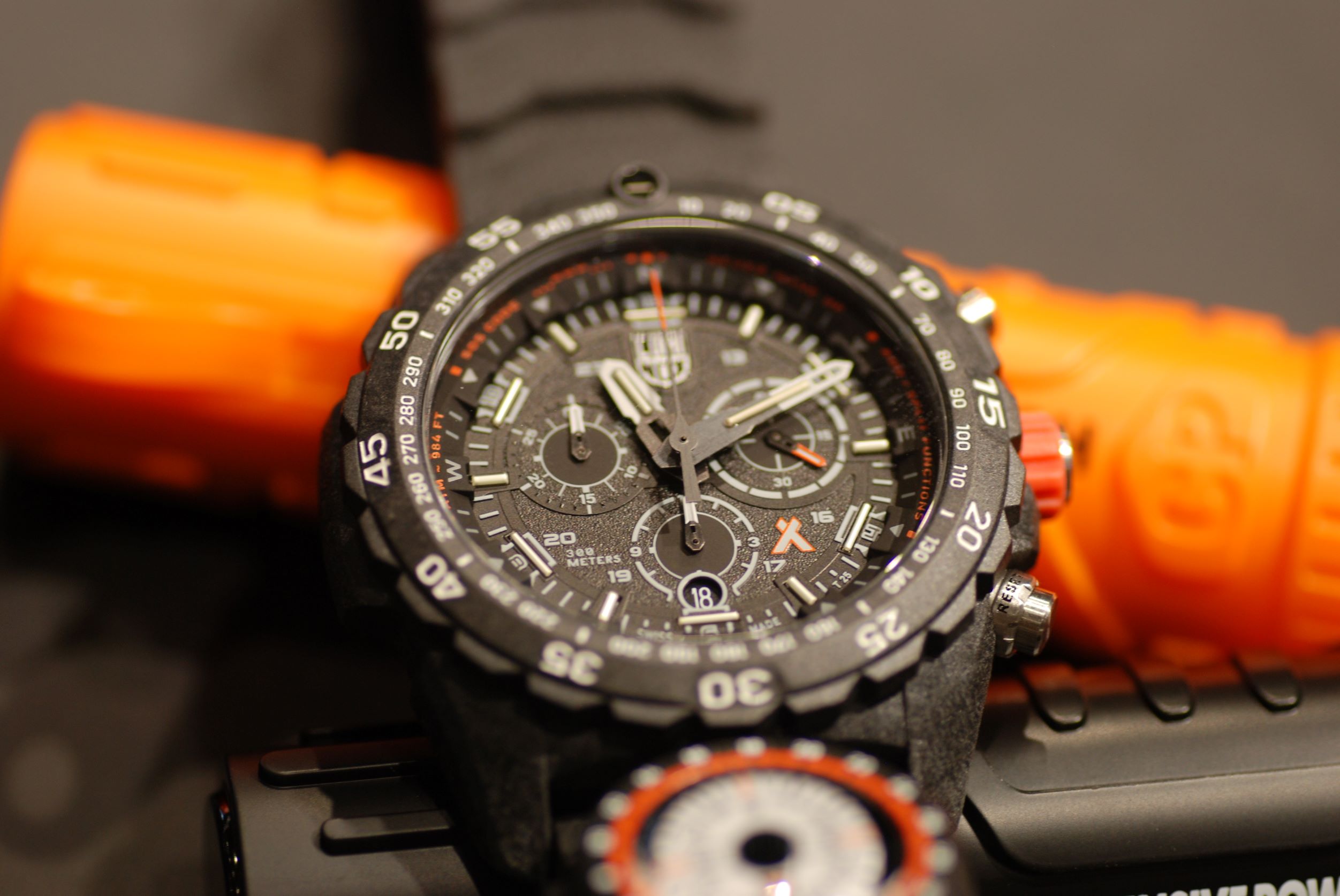 ルミノックス LUMINOX 腕時計 メンズ 3749 ベア グリルス サバイバル 3740 マスター シリーズ 49mm BEAR GRYLLS SURVIVAL 3740 MASTER SERIES 49mm クオーツ ブラックxオレンジ アナログ表示