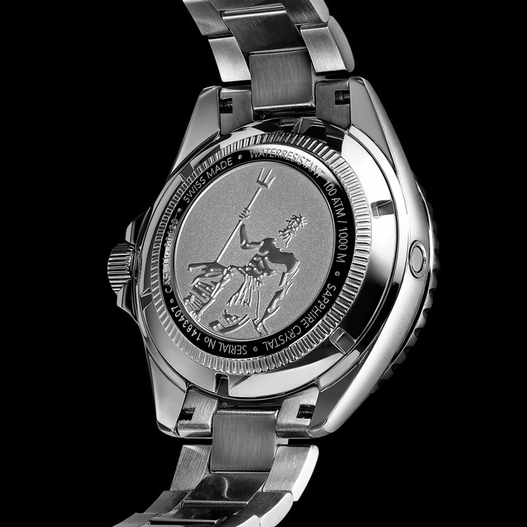 エドックス ネプチュニアン 44mm ダークブルー 80120-3BUM-BUF