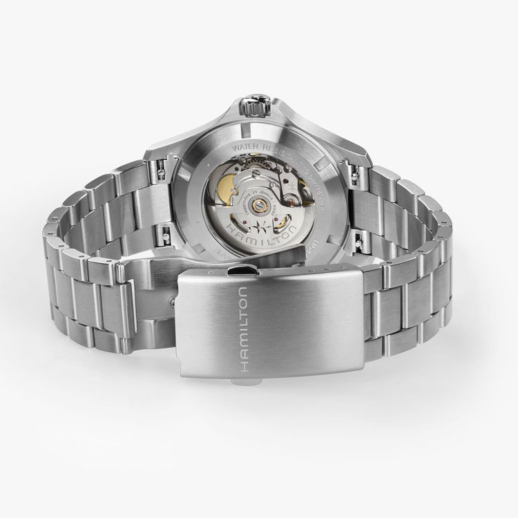 ハミルトン カーキフィールド キング デイデイト オート 40mm ブラック H64475131