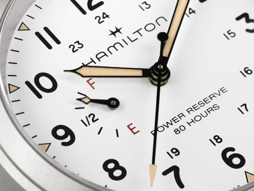 ハミルトン カーキ フィールド メカ パワーリザーブ 手巻 40mm NATOストラップ H69509910