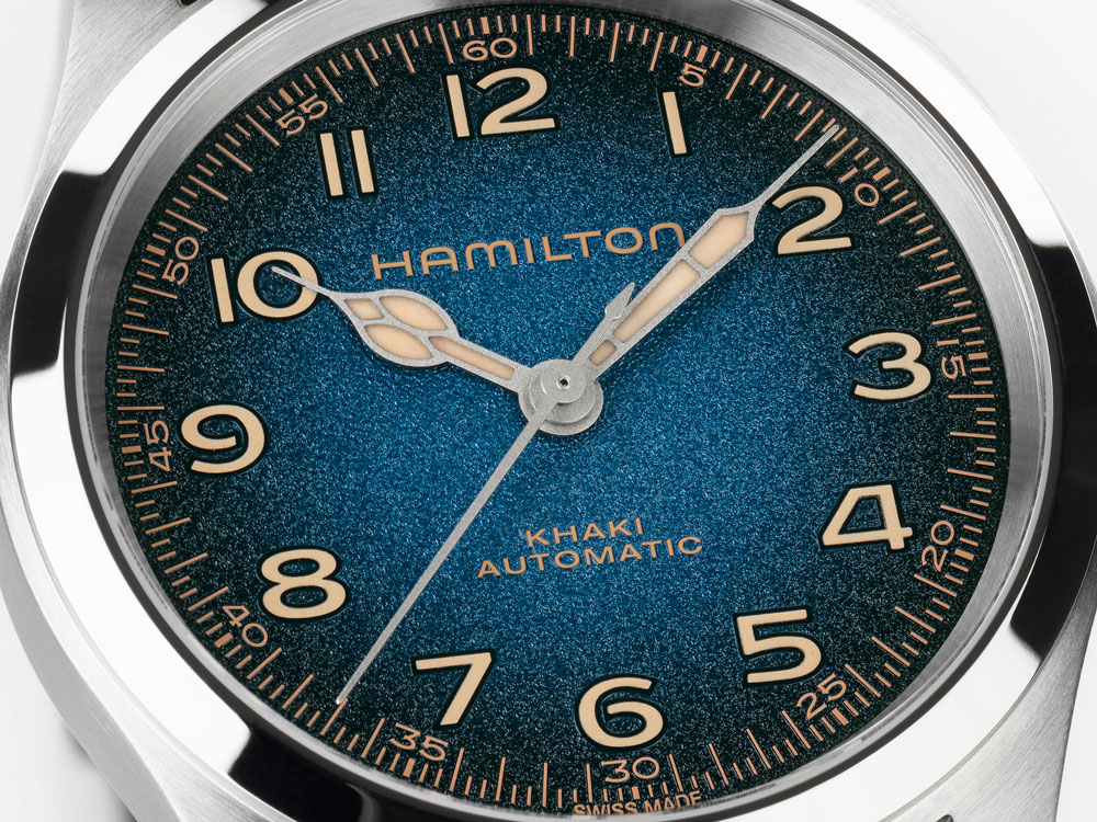 ハミルトン カーキフィールド マーフ オート 38mm ブルーダイヤル SSブレス H70405140