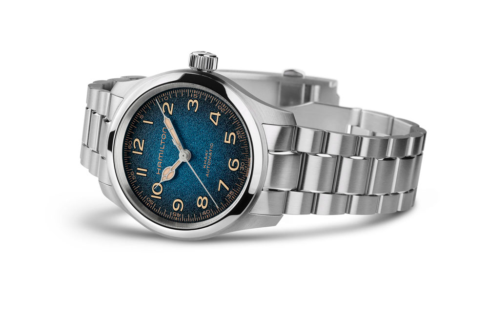 ハミルトン カーキフィールド マーフ オート 38mm ブルーダイヤル SSブレス H70405140