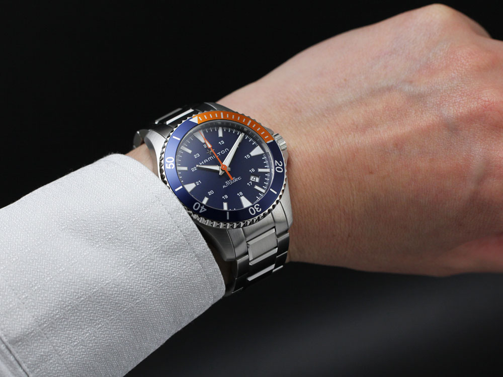 新品 送料無料 ハミルトン 腕時計 カーキ ネイビー スキューバ HAMILTON H82365141 自動巻き 時計 - pispk