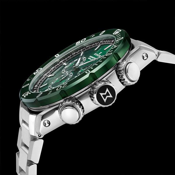 EDOX クロノオフショア１ クロノグラフ 45mm グリーン