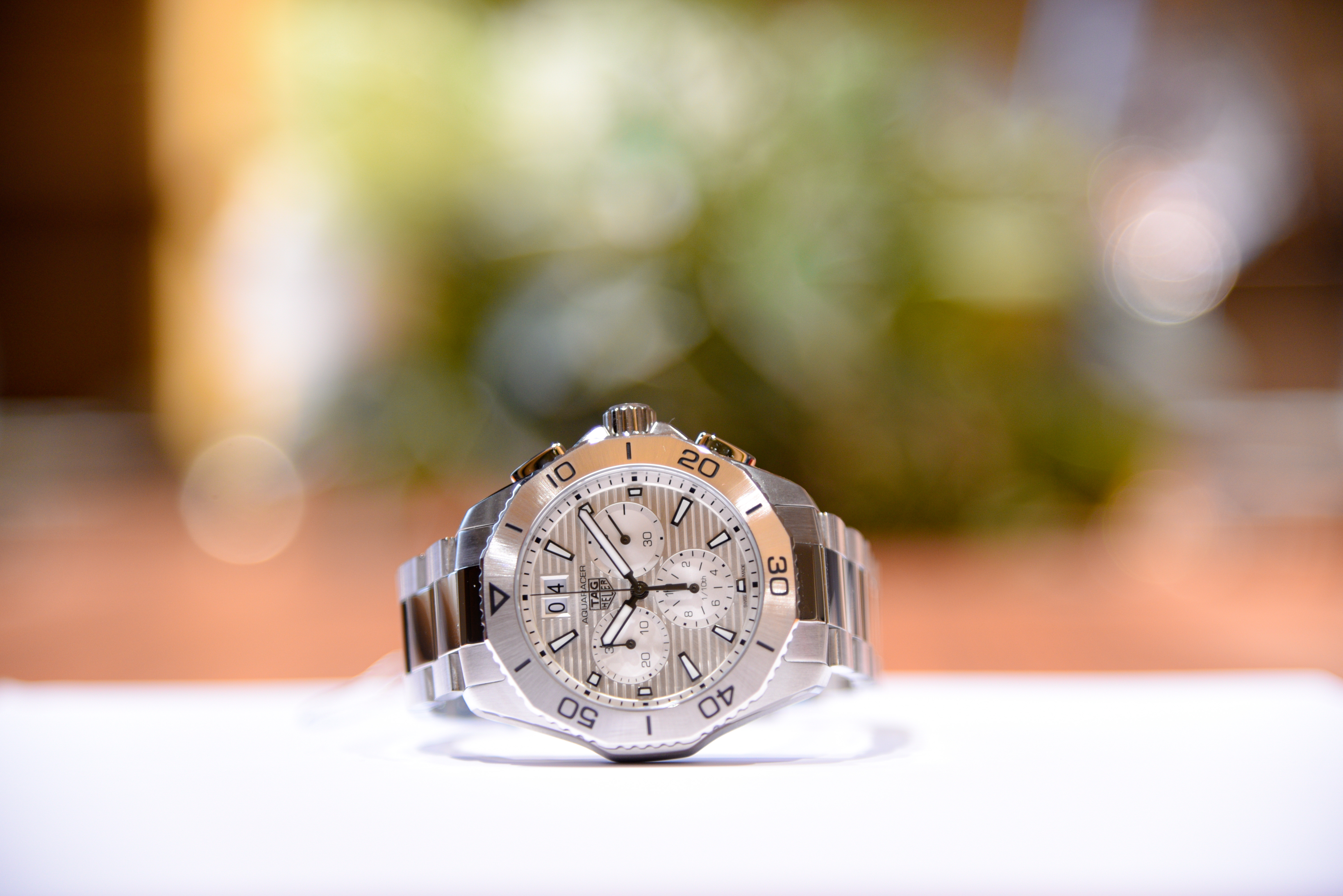 TAG Heuer プロフェッショナル クロノ メンズ 腕時計 SS クオーツ