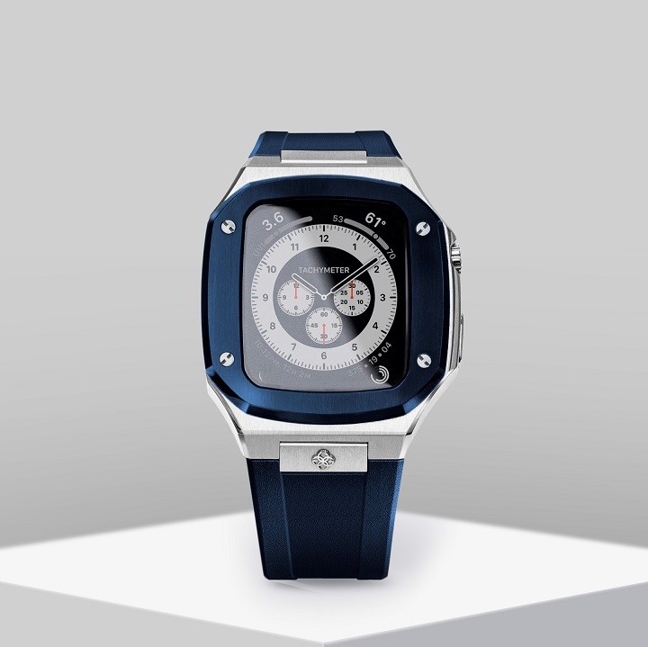 Apple Watch Case（44mm） SP44-Silver/Blue | リストブティック ルイ 