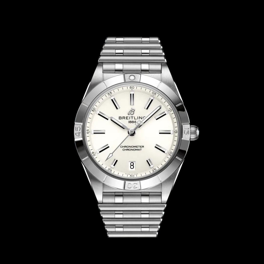 クロノマット オートマチック 36 ステンレススチール - ホワイト A10380101A3A1 | Breitling