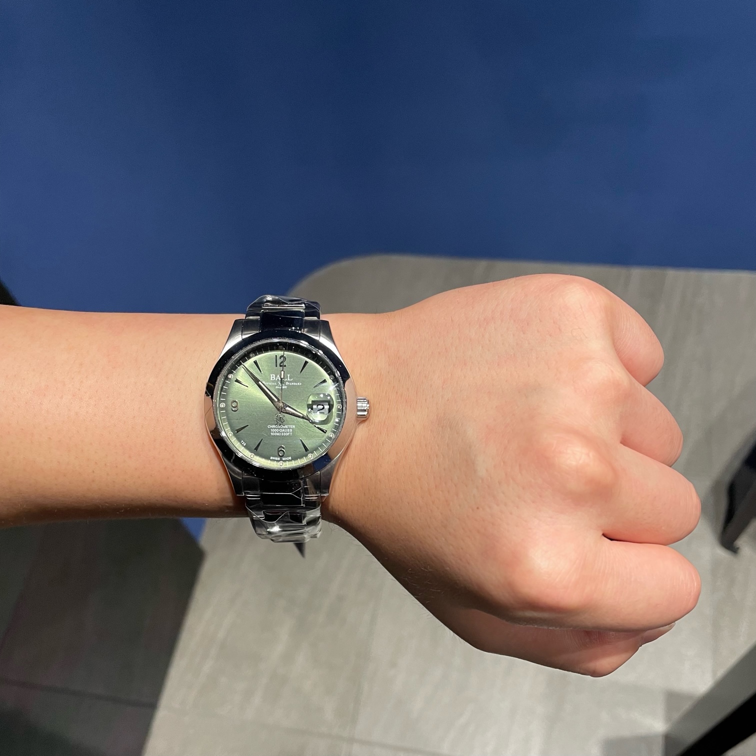 ボールウォッチ　時計　 腕時計　自動巻き　お洒落　かっこいい　クロノメーター　耐衝撃性５０００Gs　耐磁性　マイクロガスライト　自発光　キャンプ　