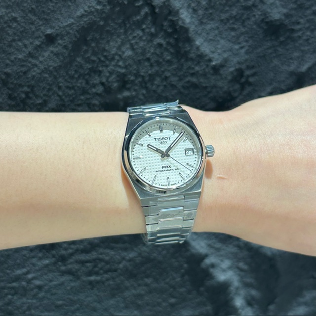 時計　腕時計　ティソ　かっこいい　スイス　機械式腕時計　MOP　小さめ　ｽﾏｰﾄ　デイリーユース　日常使い　きらきら　かわいい