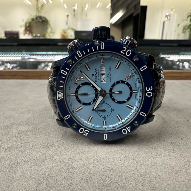 エドックス(EDOX) クロノオフショア1 クロノグラフ オートマティック 