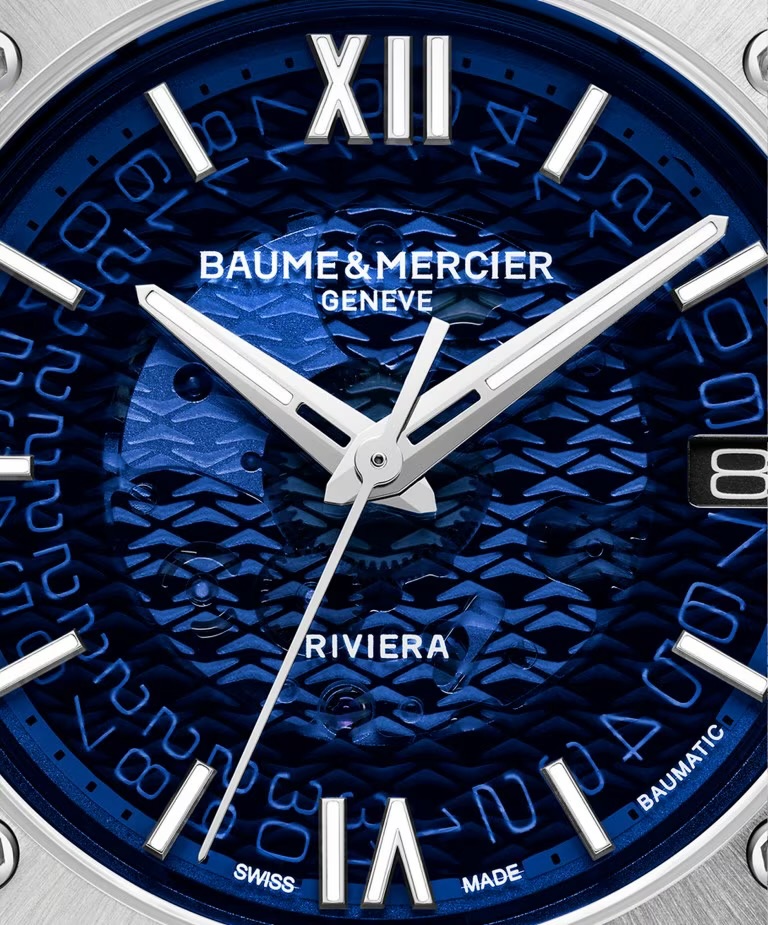 ボームアンドメルシエ　時計　 腕時計　自動巻き　お洒落　かっこいい　リビエラ　フランス　西海岸　青　ブルー　フレッシャーズ　オシャレ　ボーマティック　コスパ最強　プレゼント