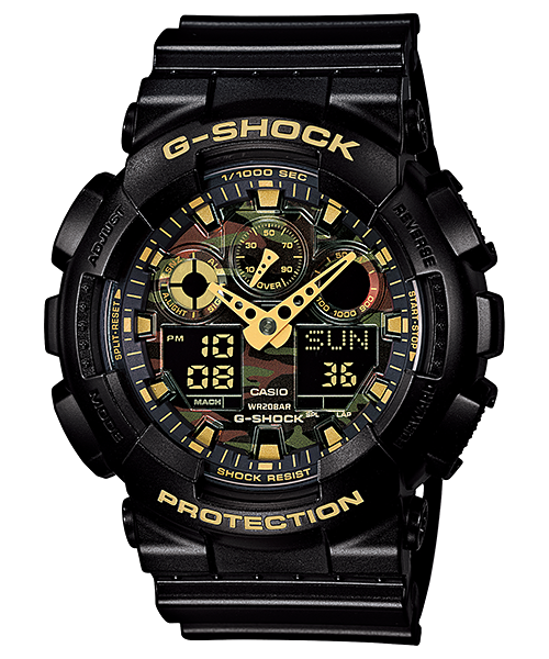 GA-100CF-1A9JF  G-SHOCK　軽い　頑丈　腕時計　日本製　メンズ腕時計　 最強　カッコいい