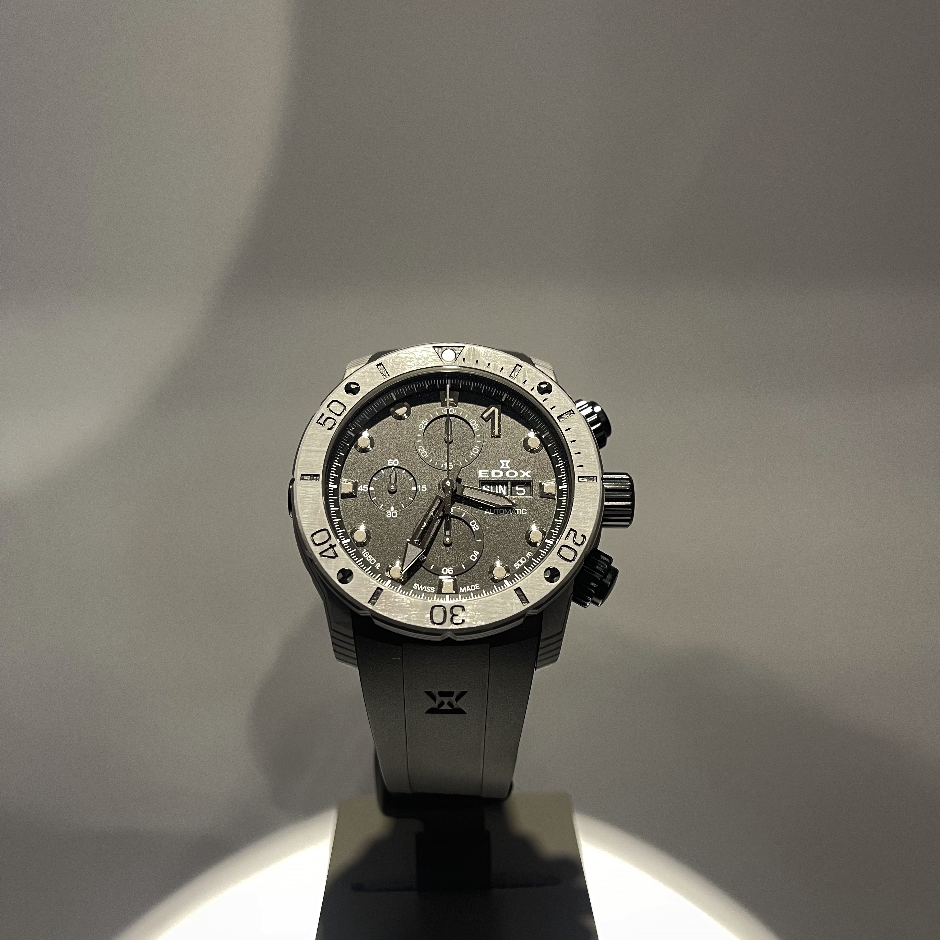 EDOX　エドックス 　WING　時計　高級時計　北陸　石川 機械式腕時計　カーボン　セラミック　ブラック　ダイバーズウォッチ　メンズ腕時計  01125-CLNGN-NING