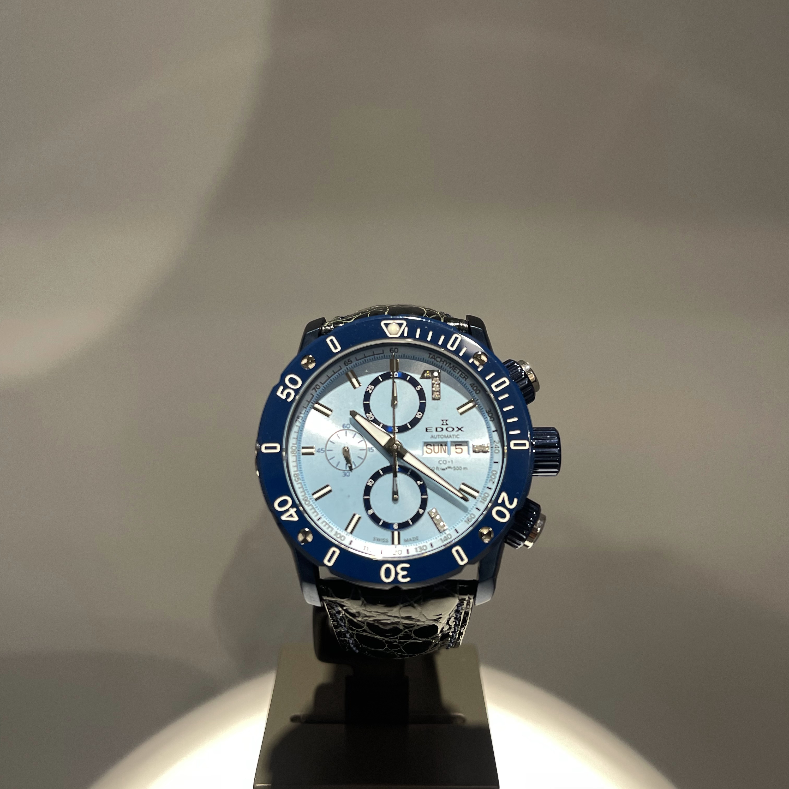 世界限定　300本　ダイバーズウォッチ　機械式腕時計　スカイブルー　EDOX　エドックス 　WING　時計　高級時計　北陸　石川　01122-357BU8-BUIN8