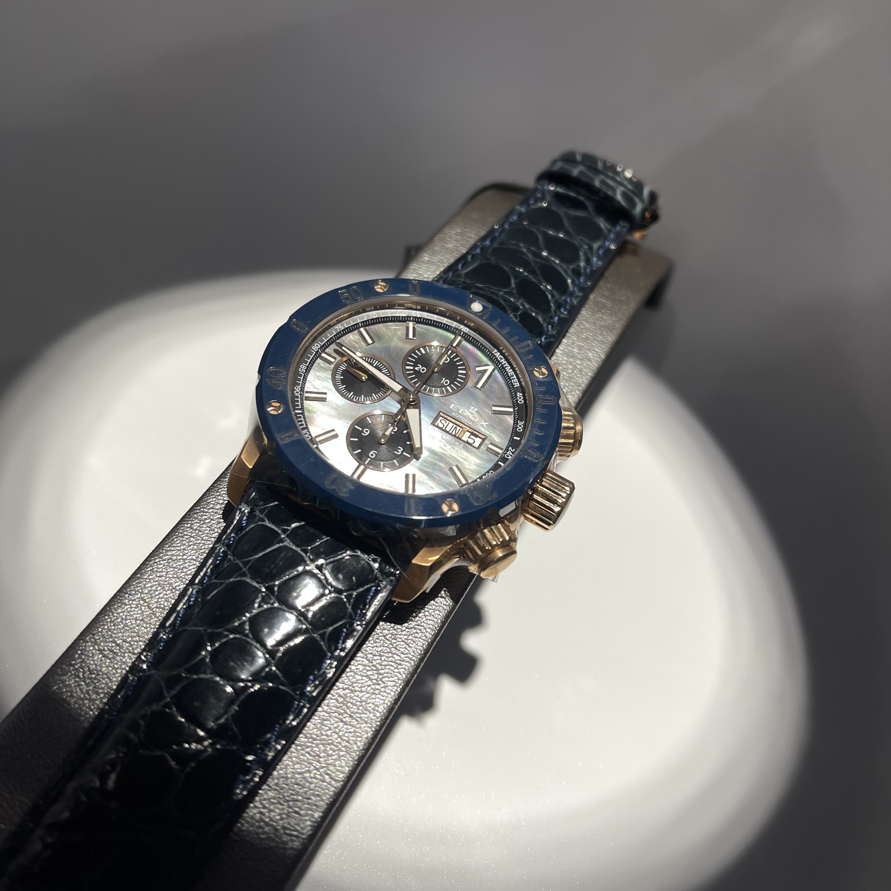 EDOX　エドックス 　WING　時計　腕時計　高級時計　メンズ腕時計　機械式腕時計　機械式時計　北陸　石川　石川県　正規店　正規取扱店　新作　ダイバーズウォッチ　限定品　MOP　01122-37RBU3-NANIR-L　