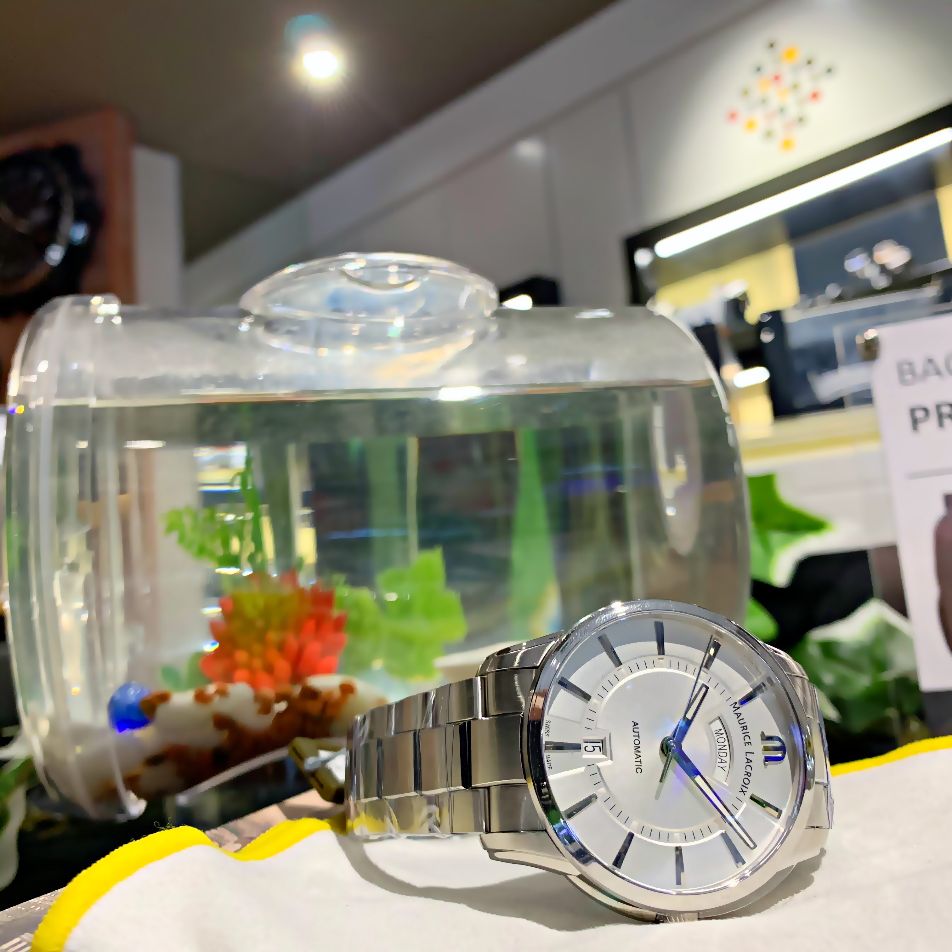 MAURICE LACROIX モーリスラアクロア　ポントス　高級時計　メンズ腕時計　PT6358-SS002-130-1