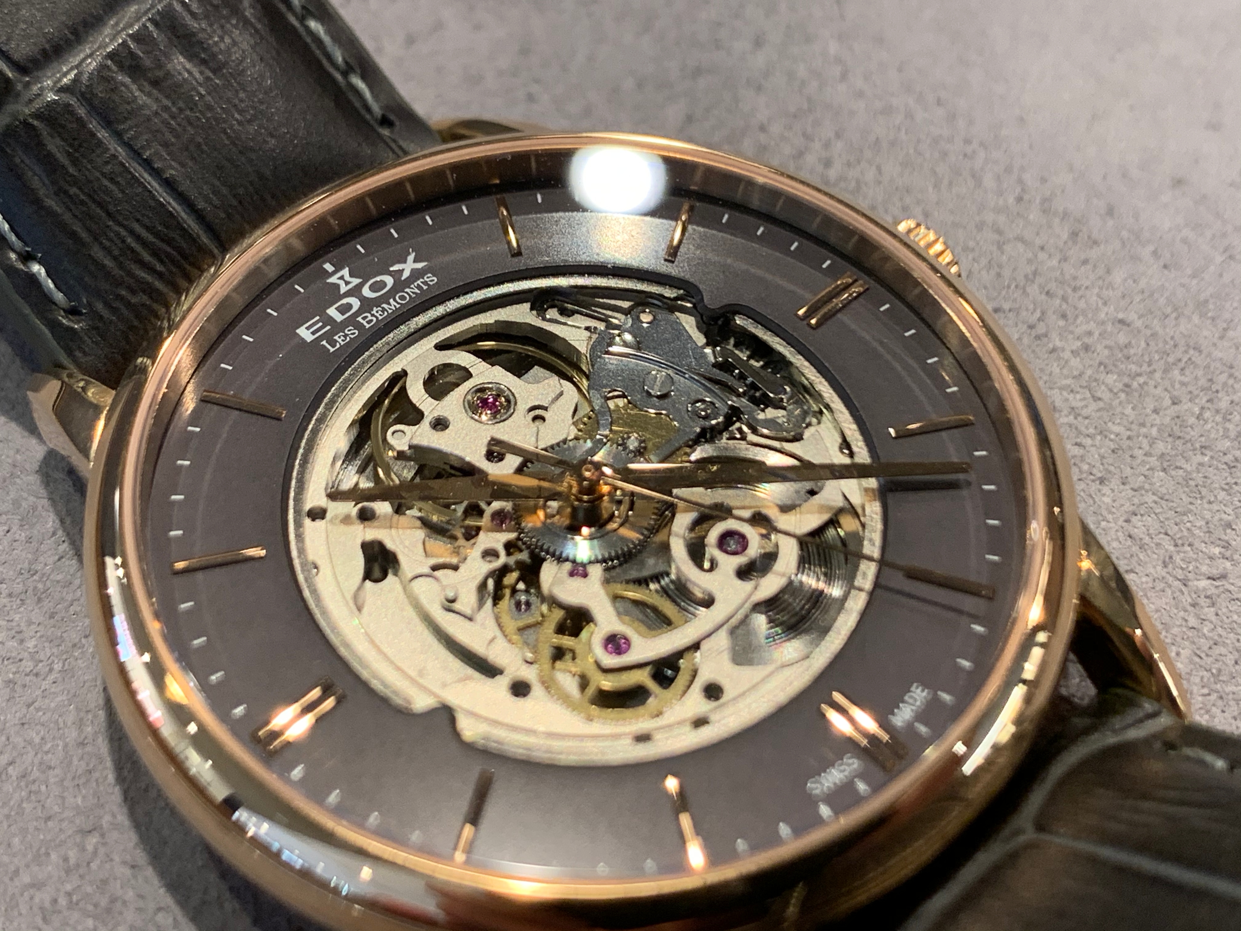 EDOX　エドックス 　WING　時計　高級時計　北陸　石川　石川県　片町　香林坊　スケルトン　腕時計　メンズ腕時計　おすすめ 　85300-37R-GIR　かっこいい　レディース腕時計