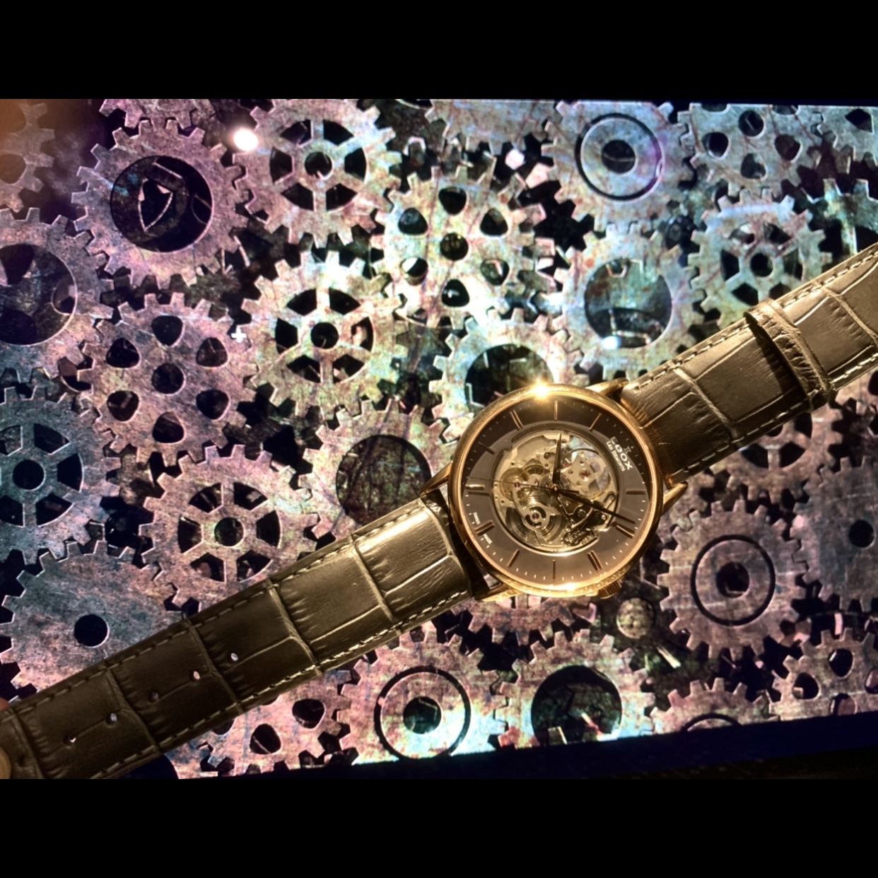 EDOX　エドックス 　WING　時計　高級時計　北陸　石川　石川県　片町　香林坊　スケルトン　腕時計　メンズ腕時計　おすすめ 　85300-37R-GIR　かっこいい　レディース腕時計