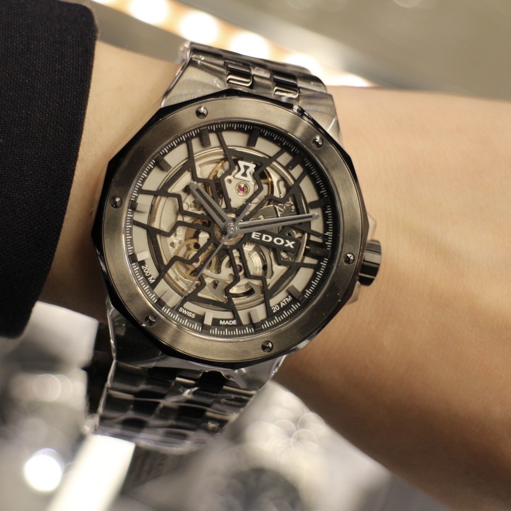 エドックス　EDOX　時計　機械式時計　腕時計　　かっこいい　新作　
