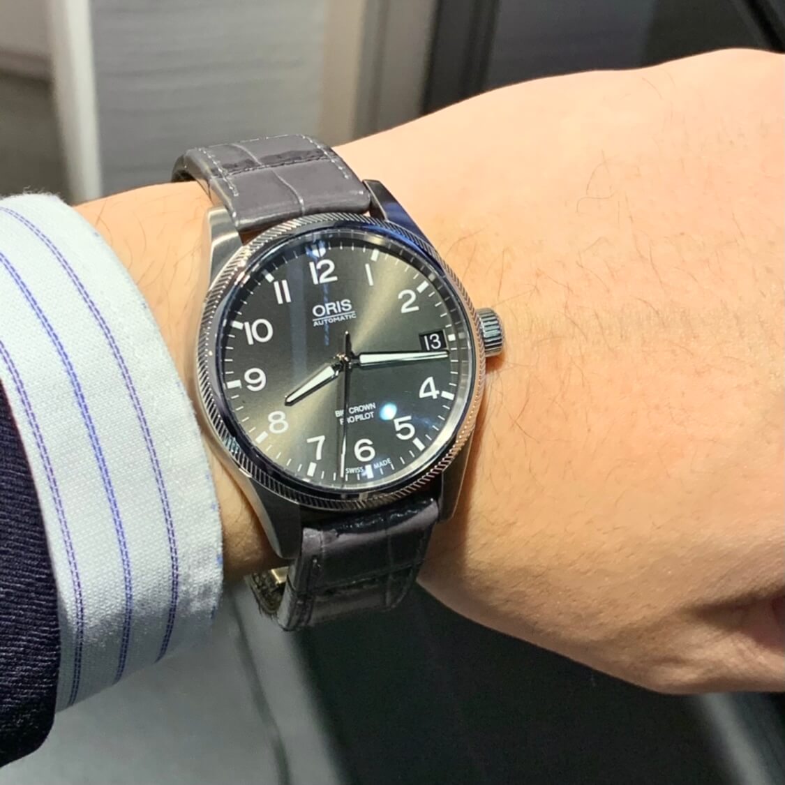 オリス　ORIS　パイロット　グレー　機械式時計　01 751 7697 4063-07 5 20 06FC　高級時計　腕時計　石川県　正規取扱店