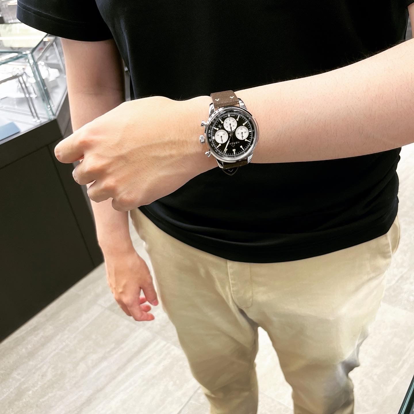 ノルケイン　時計　腕時計　カッコいい　シンプル　スイス　旅行　機械式　WING　記念日