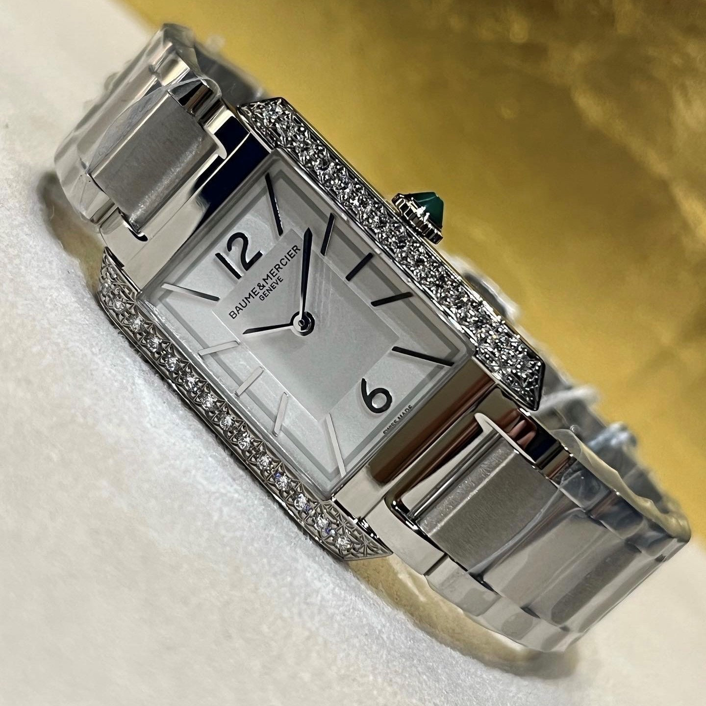 ボーム＆メルシエ　時計　腕時計　クォーツ　ダイヤ　レディース　女性　綺麗　スイス時計　ﾌﾞﾚｽ　プレゼント　サプライズ　宝石　記念日　お出かけ