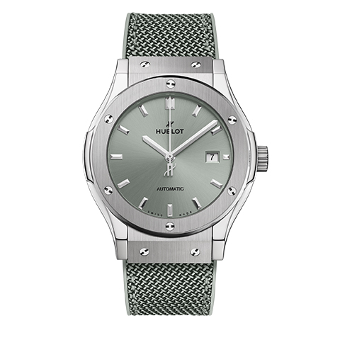 542.NX.891G.NR CLASSIC FUSION TITANIUM SAGE GREEN クラシック・フュージョン チタニウム セージグリーン ウブロ　HUBLOT  紳士　紳士時計　メンズ　メンズウォッチ　高級腕時計　 MEN’S 時計　メンズモデル　横浜髙島屋　高島屋横浜　横浜高島屋　高島屋横浜　yokohamatakashimaya takashimayayokohama yokohama ヨコタカ　横浜駅　横浜　横浜西口　ヨコハマタカシマヤ　タカシマヤ　時計売場　時計　正規品　正規販売店　神奈川県