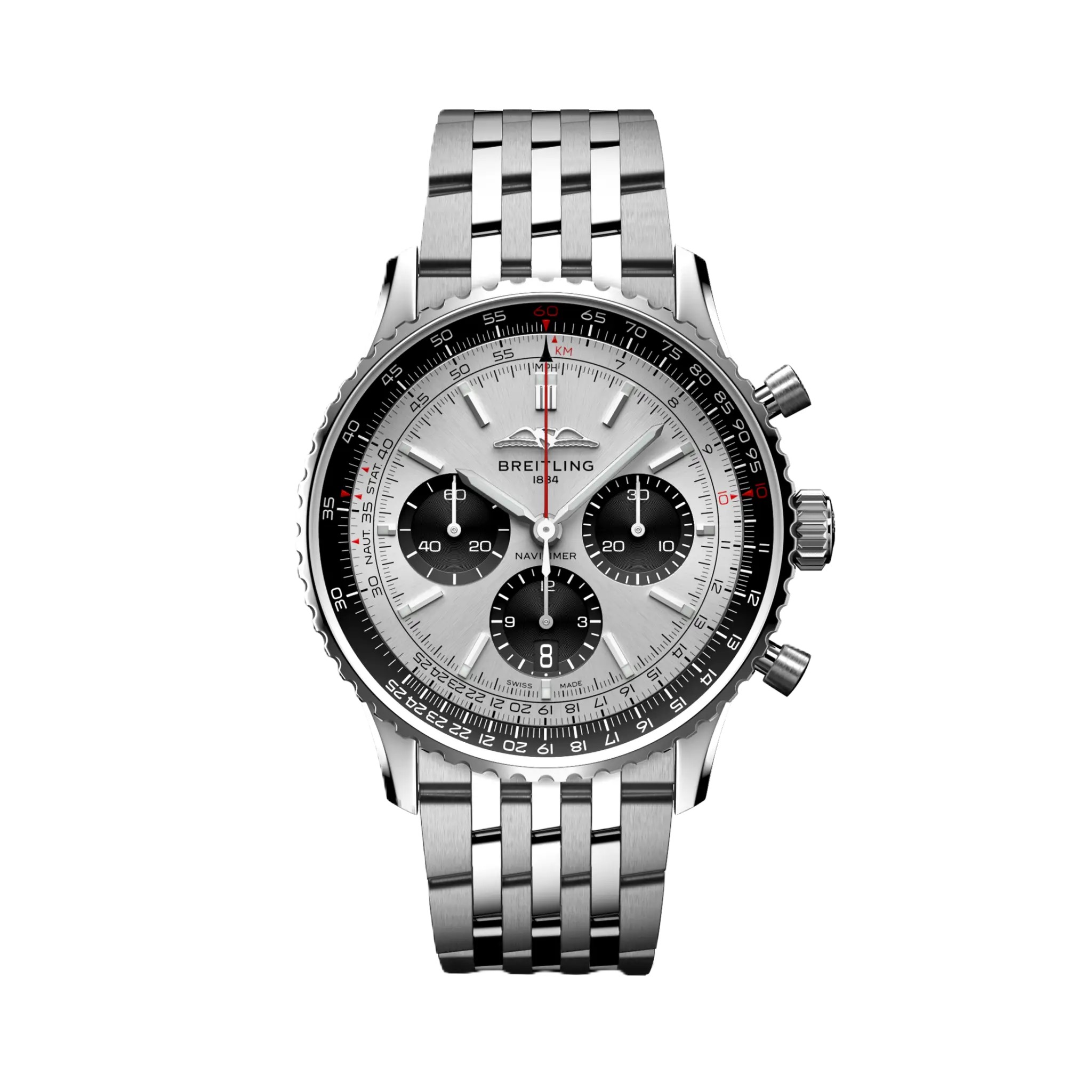 AB0138241G1A1　NAVITIMER B01 CHRONOGRAPH 43　ナビタイマー B01 クロノグラフ 43　ブライトリング　BREITLING  紳士　紳士時計　メンズ　メンズウォッチ　高級時計　時計　メンズモデル　横浜髙島屋　高島屋横浜　横浜高島屋　高島屋横浜　yokohamatakashimaya takashimayayokohama yokohama ヨコタカ　横浜駅　横浜　横浜西口　ヨコハマタカシマヤ　タカシマヤ　時計売場　時計　正規品　正規販売店　神奈川県