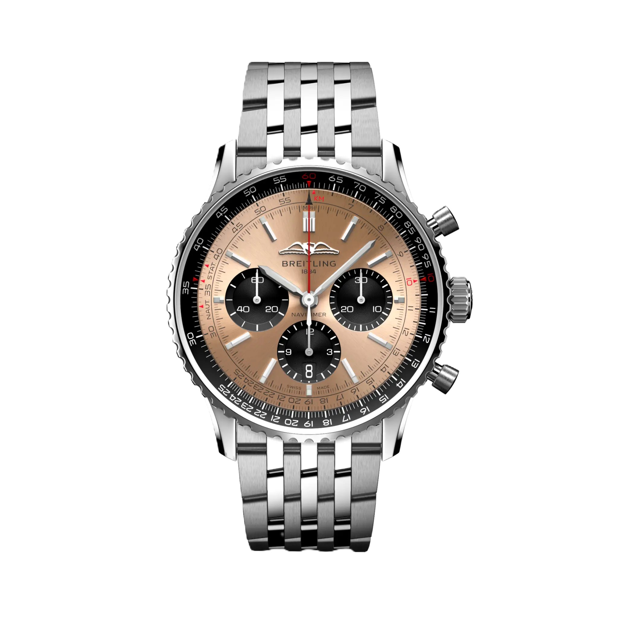 AB0138241K1A1　NAVITIMER B01 CHRONOGRAPH 43　ナビタイマー B01 クロノグラフ 43　ブライトリング　BREITLING  紳士　紳士時計　メンズ　メンズウォッチ　高級時計　時計　メンズモデル　横浜髙島屋　高島屋横浜　横浜高島屋　高島屋横浜　yokohamatakashimaya takashimayayokohama yokohama ヨコタカ　横浜駅　横浜　横浜西口　ヨコハマタカシマヤ　タカシマヤ　時計売場　時計　正規品　正規販売店　神奈川県