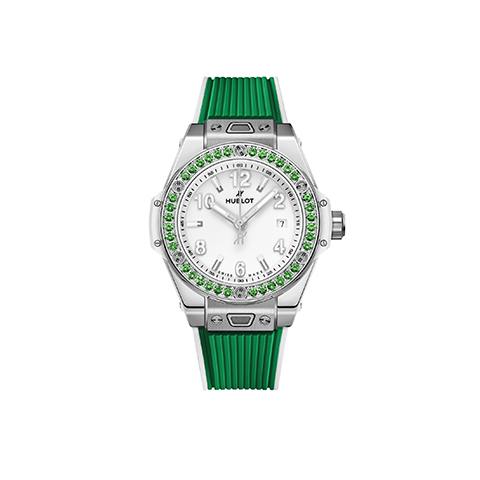 485.SG.2210.RX.1222 BIG BANG JOYFUL STEEL APPLE GREEN　ビッグ・バン ジョイフル スチール アップルグリーン　33MM　33ミリ
