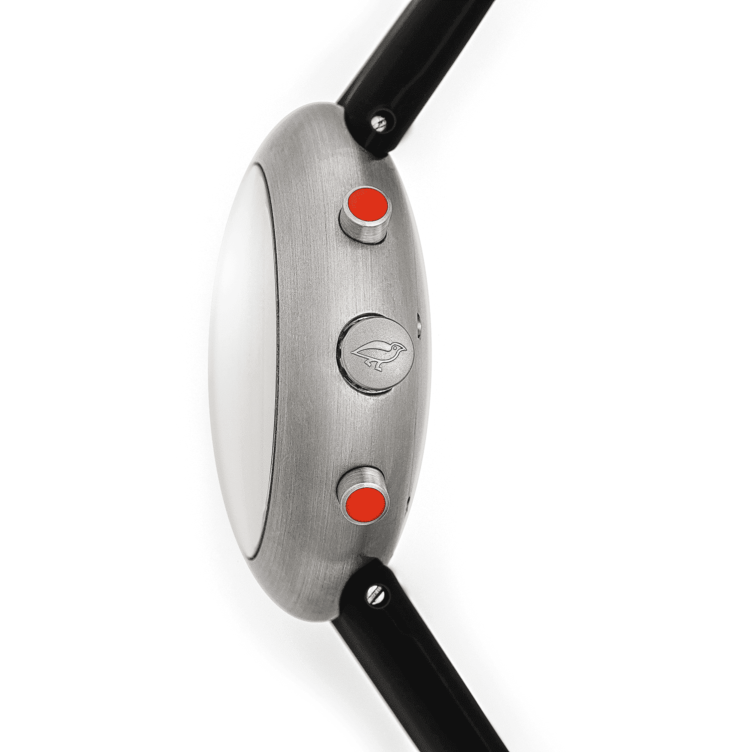 IKEPOD / New Chronopod / IPC011SILP / C011 Pistachio Limited Edition　Ikepod（アイクポッド）復活のクロノグラフ「NEW CHRONOPOD」。2000年代に時計ブームを楽しんだ方に懐かしい、マーク・ニューソンが生み出した流線形UFO型ケースを継承しつつ、エマニュエル・ギョエのデザインダイヤルと日本製クロノグラフムーブメントを搭載。幻の「HEMIPOD」へのオマージュでありながら、ドーム型サファイア風防と快適なシリコンラバーストラップが現代的な装着感を実現。20年前の情熱を呼び覚ます、コレクター必見のリローンチモデル。