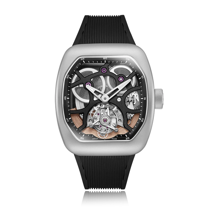 ZEROO T9-01 UFO FULL SKELETON AUTOMATIC TOURBILLON　品番 ZT009-01SSBB　ZEROO ０　ゼロタイム　ゼロ　UFO トゥールビヨン　