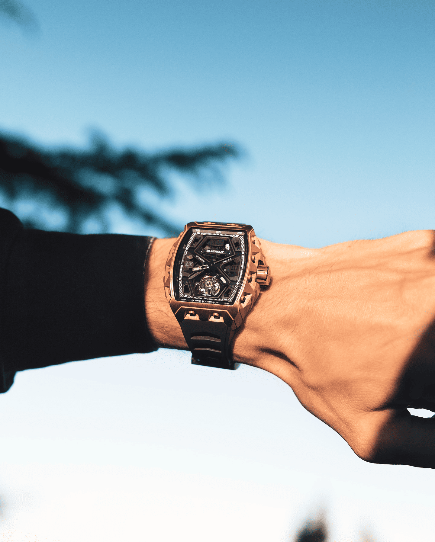 XP1 Tourbillon Titanium Rose Gold / BOXP1TBTIRGLTD  BLACKOUT WATCHES