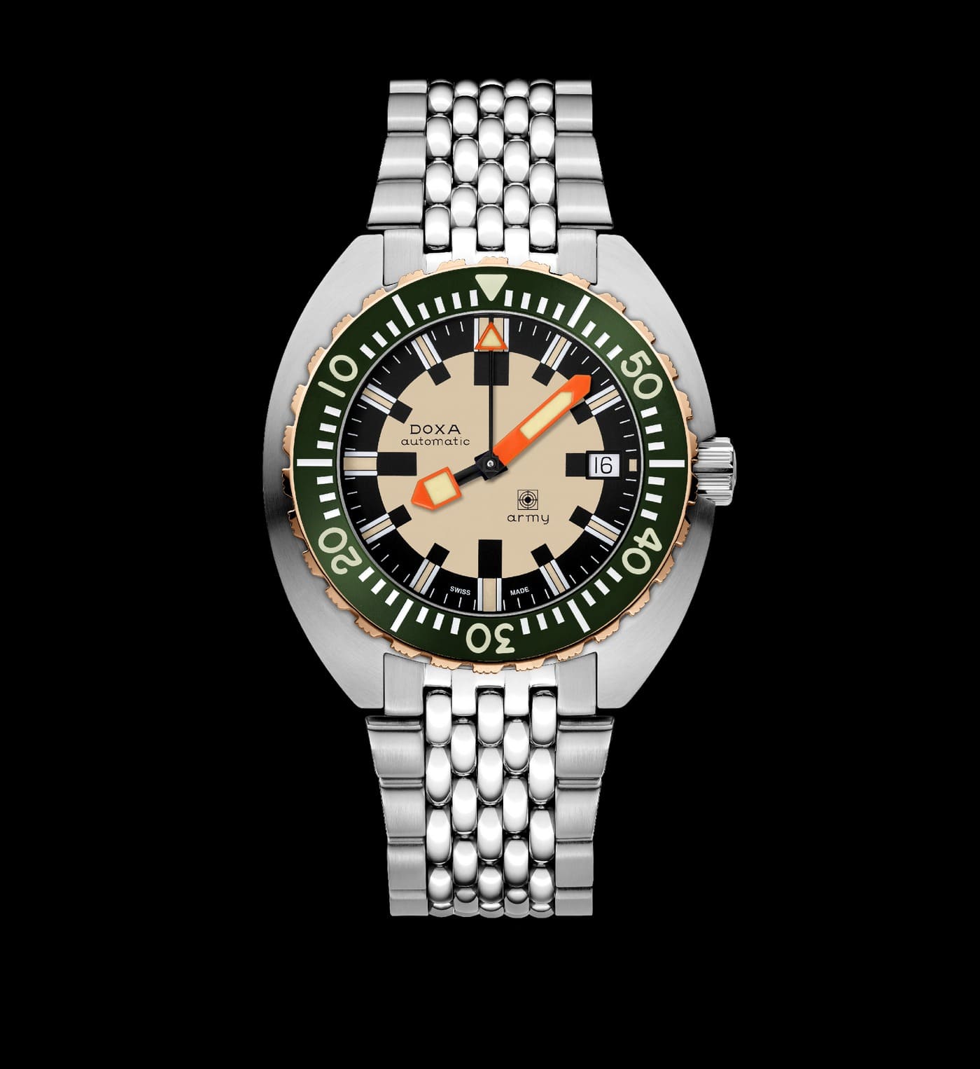 ドクサ(DOXA) Army ブロンズベゼル Army bronze bezel | 阪急メンズ