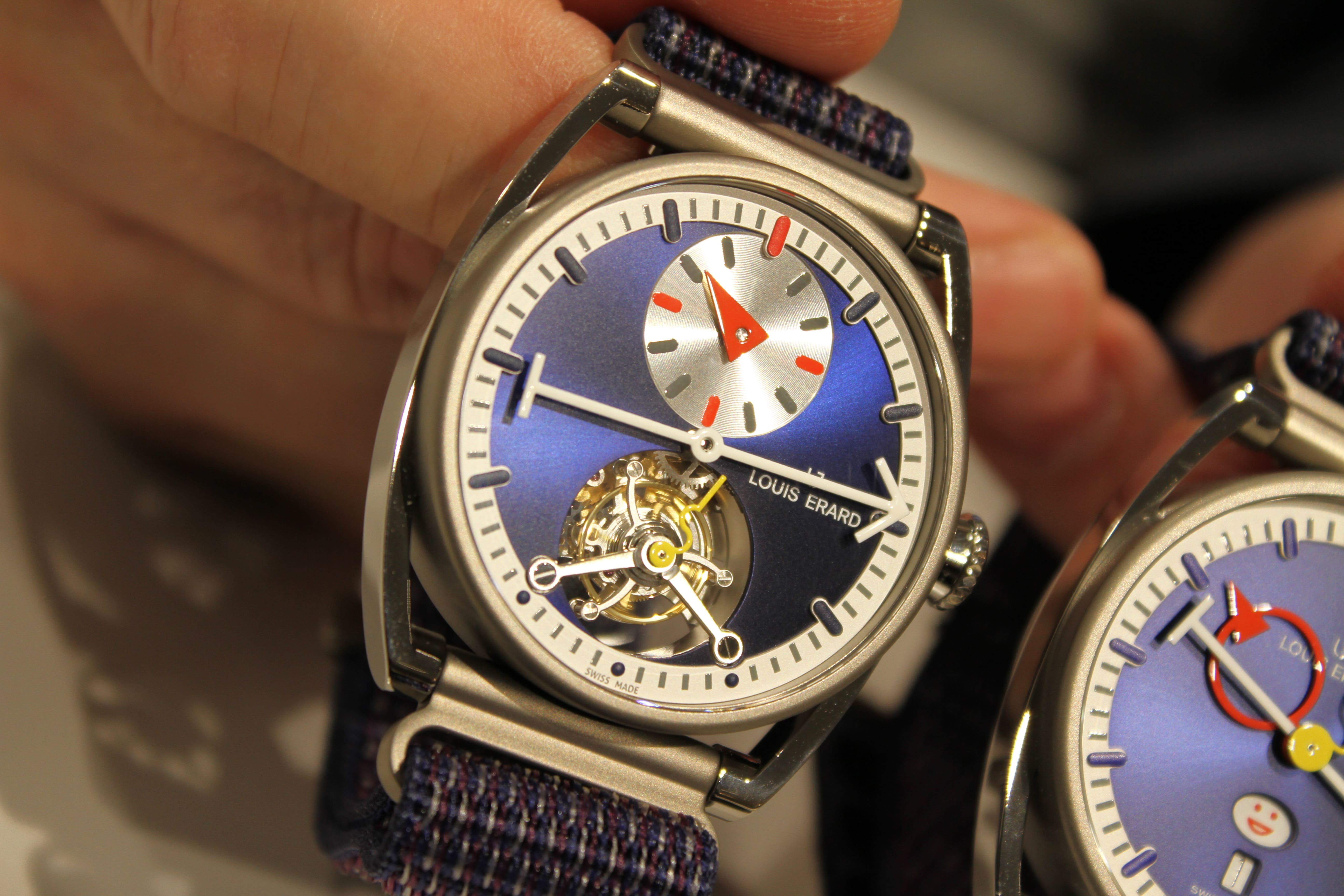 Louis Erard ×Alain Silberstein Hall of Fame Collection Regulator Tourbillon Blue LE89356TT05BTT90