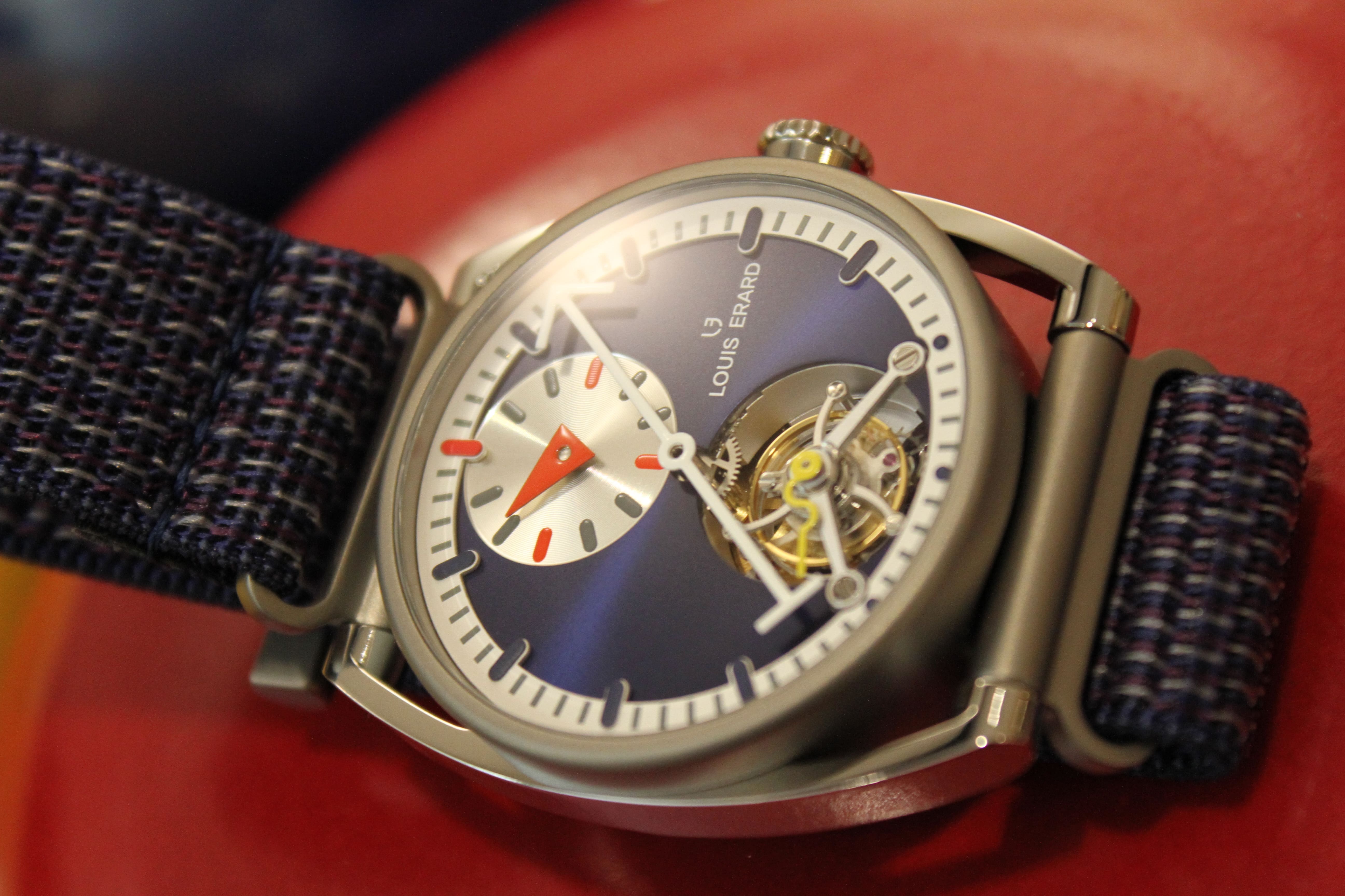 Louis Erard ×Alain Silberstein Hall of Fame Collection Regulator Tourbillon Blue LE89356TT05BTT90