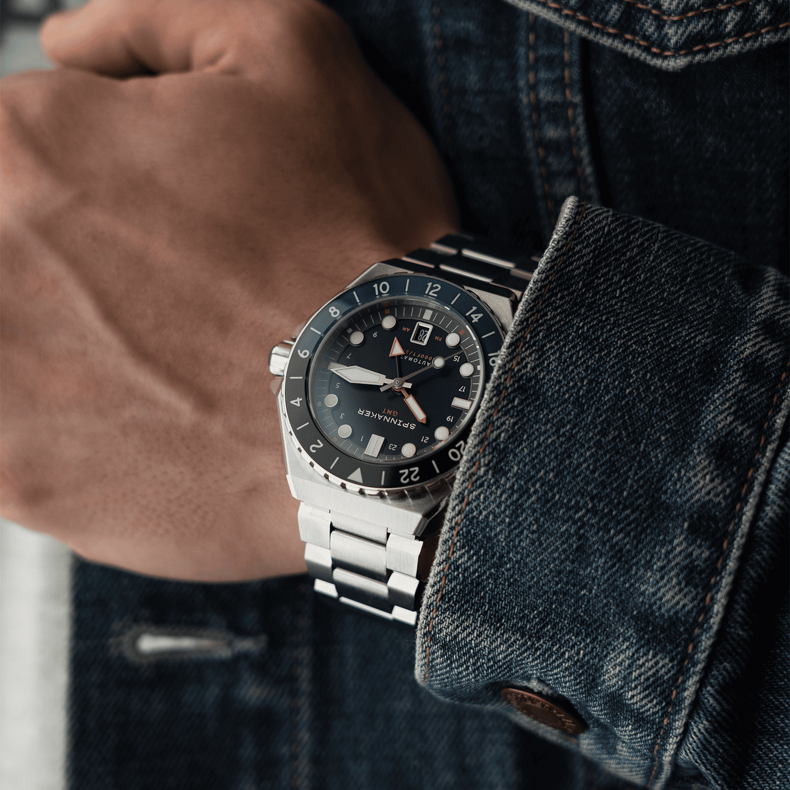 DUMAS GMT AUTOMATIC SP-5119-22　スピニカー　SPINNAKER