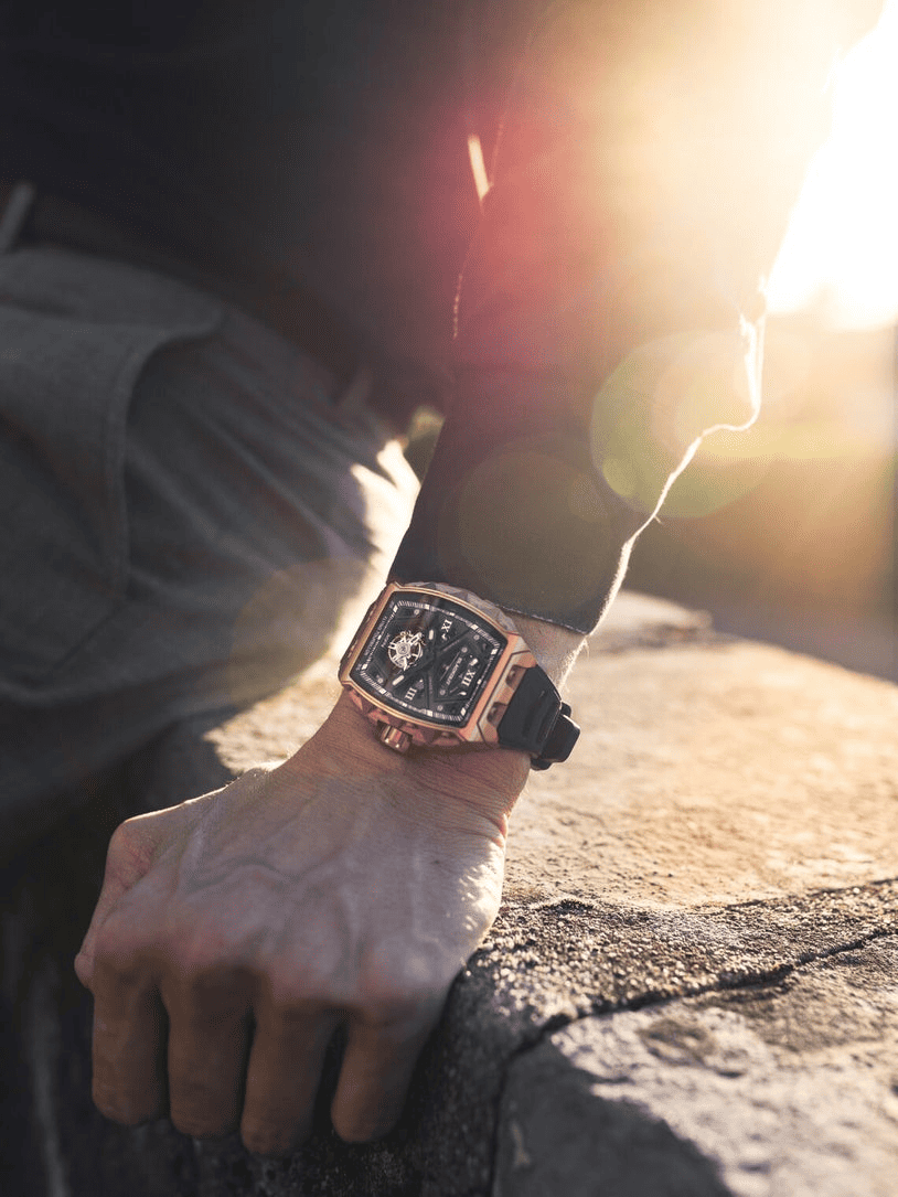 XP1 Tourbillon Titanium Rose Gold / BOXP1TBTIRGLTD  BLACKOUT WATCHES