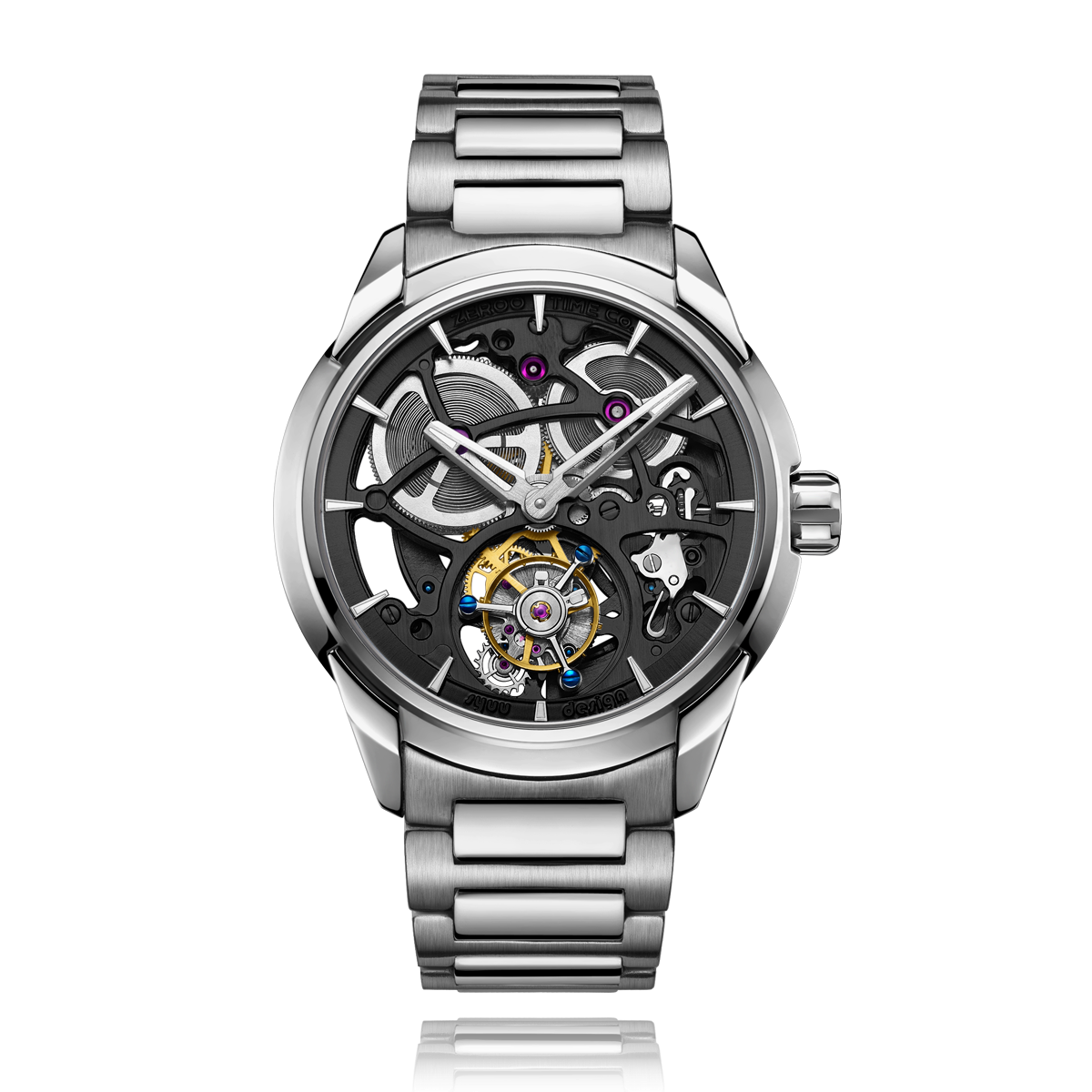 ZT003SBK　ZEROO T3 THE LEO AUTOMATIC SKELETON TOURBILLON