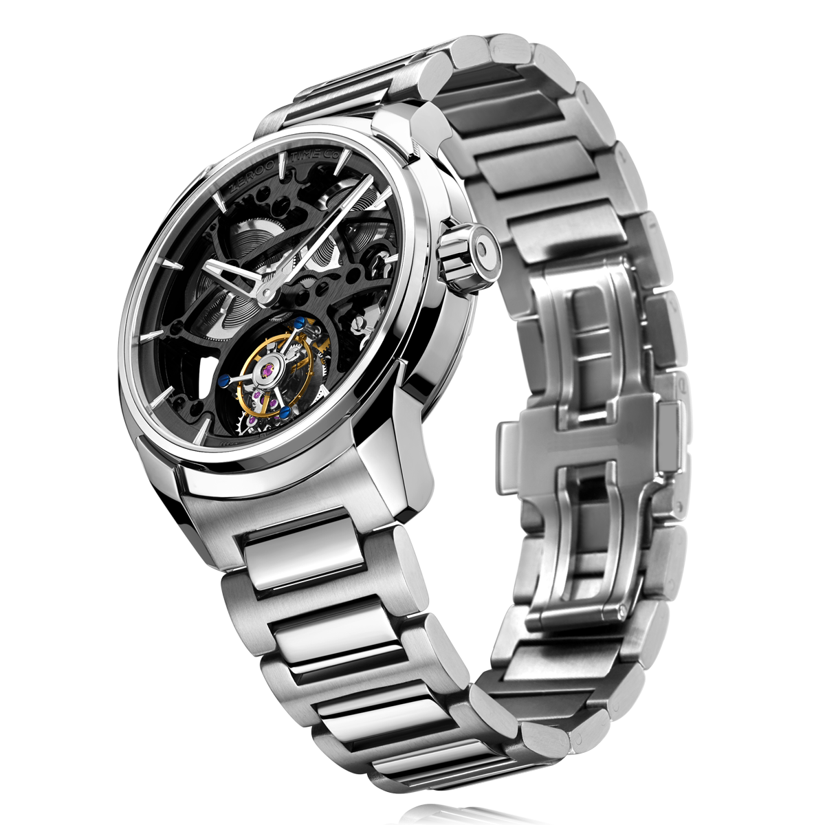 ZT003SBK　ZEROO T3 THE LEO AUTOMATIC SKELETON TOURBILLON