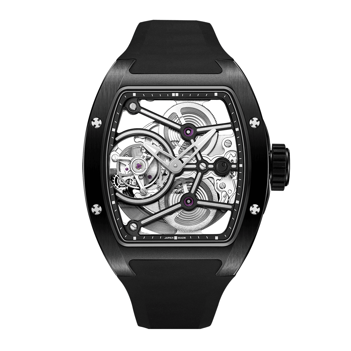 T10 THE ARCHER FULL SKELETON AUTOMATIC TOURBILLON ZT010SBBK