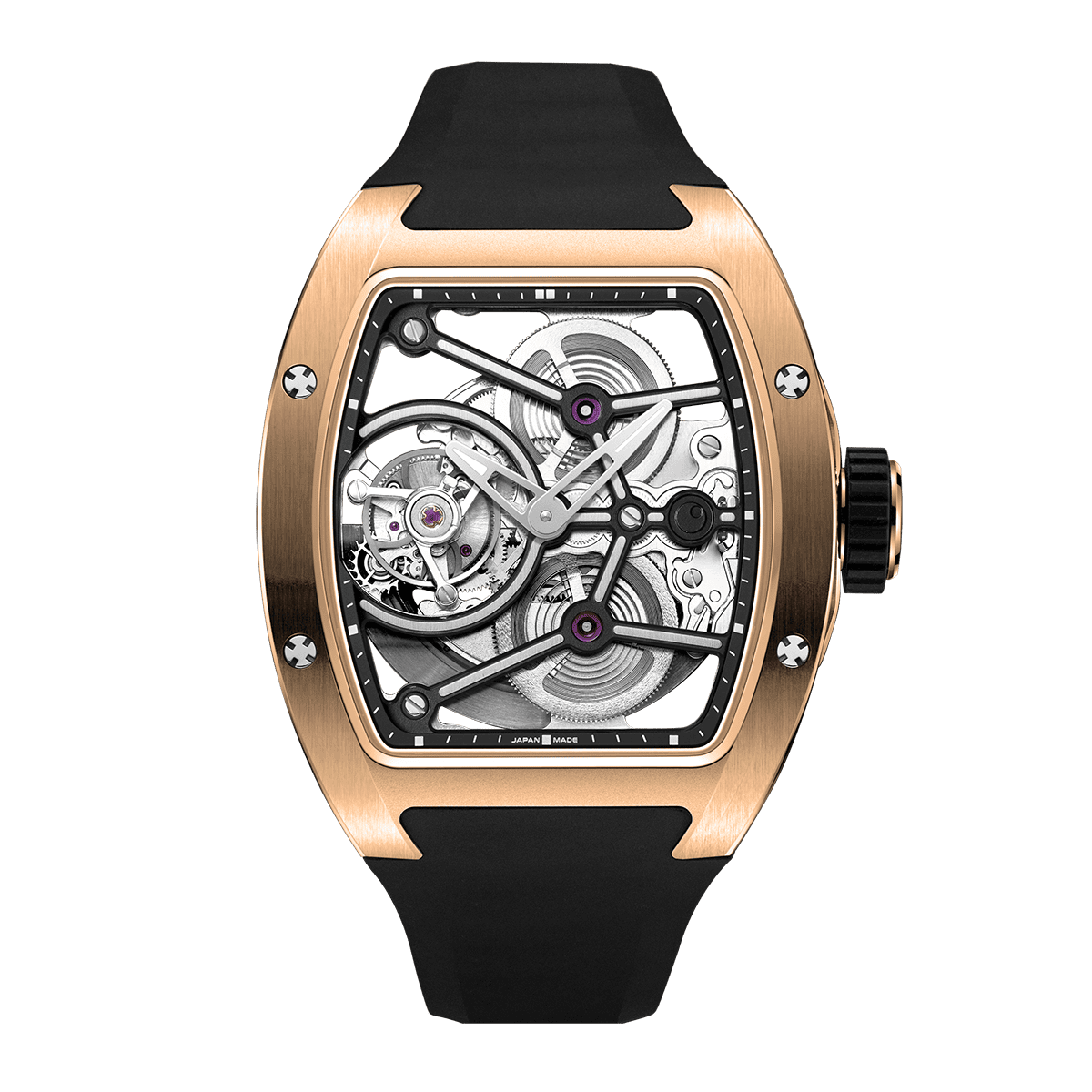 ZEROO T10 THE ARCHER FULL SKELETON AUTOMATIC TOURBILLON ZT010SRBK