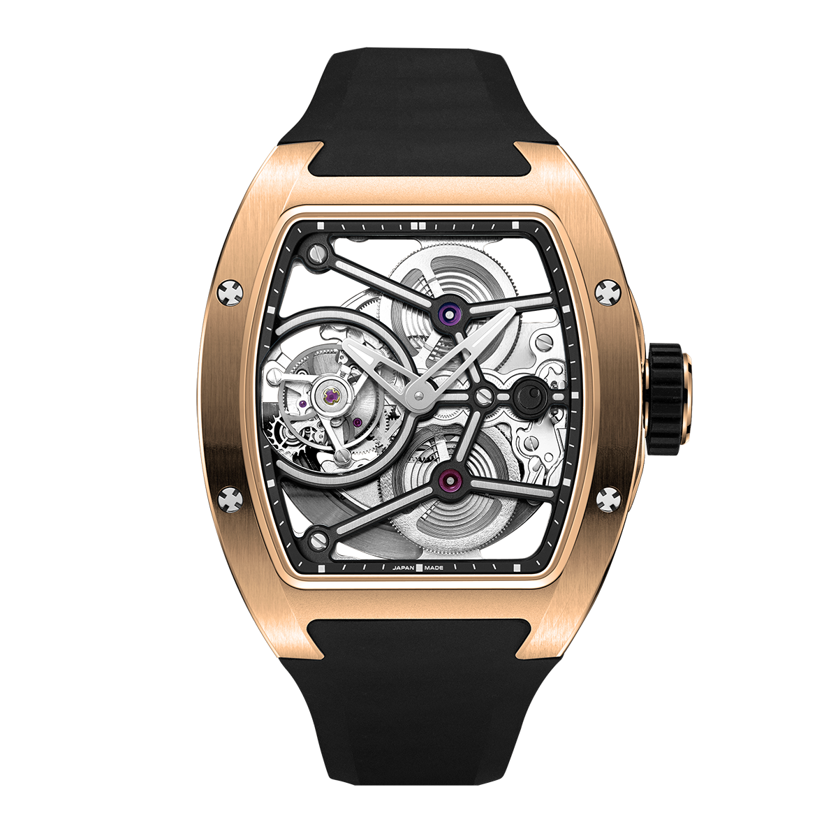 ZEROO T10 THE ARCHER FULL SKELETON AUTOMATIC TOURBILLON ZT010SRBK