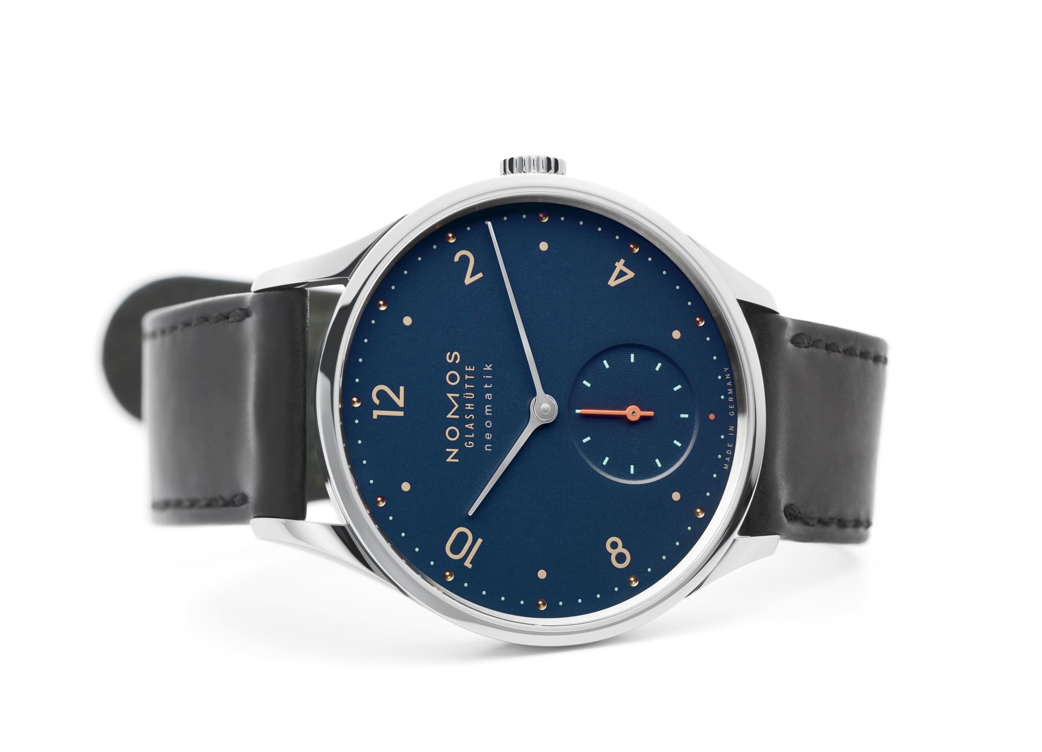 MINIMATIK 　ディープブルー　MM130011BL2　NOMOS GLASHÜTTE  MINIMATIC ノモス　ミニマティック　高級時計　機械式時計　腕時計　レディース腕時計