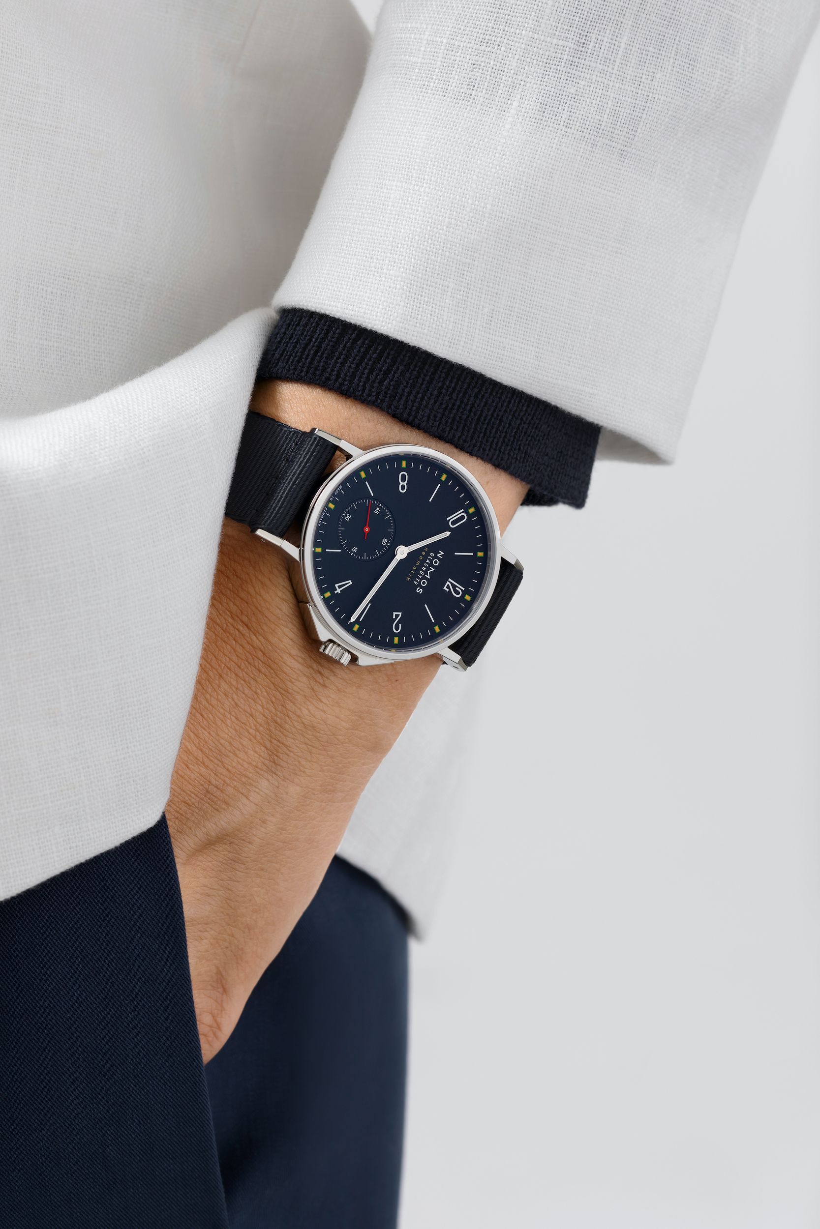 NOMOS アホイ ネオマティックアトランティック 着用画像 NOMOSGLASHÜTTE＋FORTUNE TIME 表参道ヒルズ店