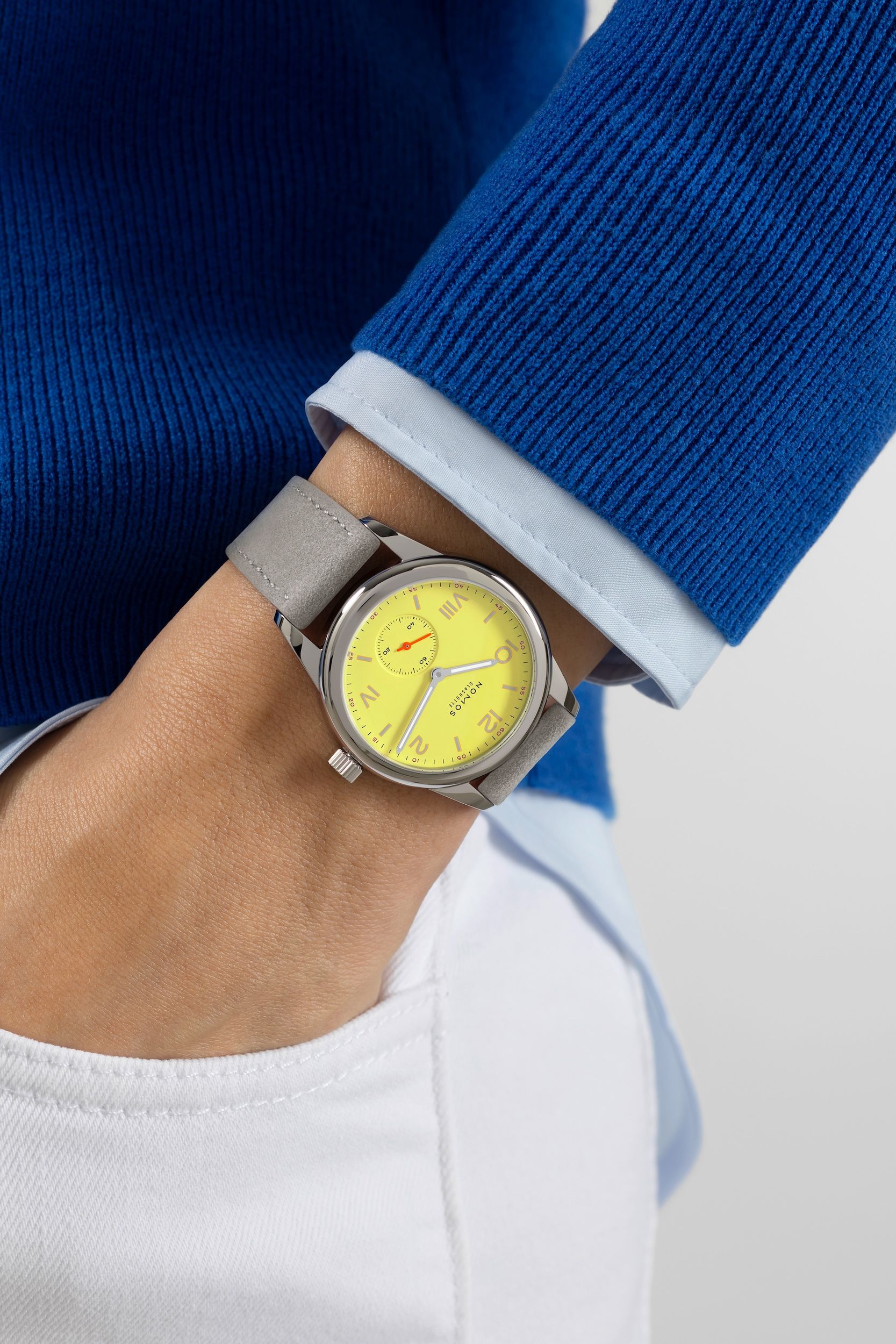 NOMOS クラブ キャンパス スターライト 着用画像 NOMOSGLASHÜTTE＋FORTUNE TIME 表参道ヒルズ店